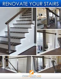 Though labor is priced per project, estimate $50 to $250 per foot or around $75 to $200 per hour. Our Stainless Steel Cable Railing Hardware And The Fittings Are All Designed For Easy Installation And Cable Stair Railing Diy Stair Railing Staircase Remodel