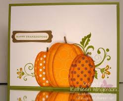 Flowering Flourishes And Teeny Tiny Wishes Stamp Sets Kathleen S Stamping Place Thanksgiving Cards Handmade Pumpkin Cards Paper Crafts Cards