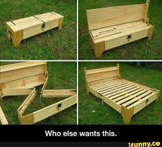Table That Turns Into A Bed Diy Bench Woodworking Projects Wood Diy