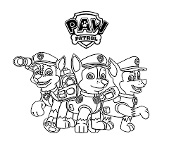 Paw Patrol Para Colorear
