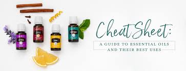 essential oils cheat sheet young living blog