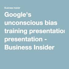 Here S The Presentation Google Gives Employees On How To Spot Unconscious Bias At Work Learning And Development Talent Management Presentation