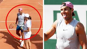 'i was lucky at some moments. French Open 2021 Rafa Nadal And Iga Swiatek Session Sends Fans Wild