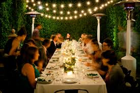 Send online dinner party invitations to get everyone together for a memorable meal. Geri Hirsch S Backyard Birthday Dinner
