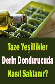 Taze Yesillikler Derin Dondurucuda Nasil Saklanir Sosyolife Net Yemek Tarifleri Yemek Saglikli Gidalar