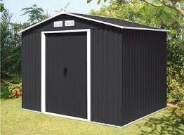 abri jardin en metal anthracite esthetique 5m2 abri de jardin abri jardins