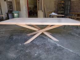 Table Mikado En Bois Table Bois Table Bois Massif Pied Table Bois