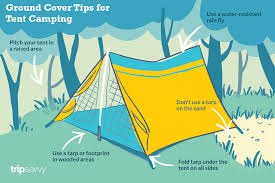 Once you've selected a general area, try finding a specific campsite that is Essentials For Using A Ground Cover Tarp With Your Tent