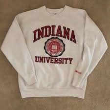 Vintage Indiana University Sweatshirt Sweatshirts University Sweatshirts University Outfit