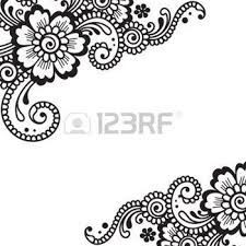 Simple Clipart Henna 15 Henna Designs Easy Floral Pattern Vector Vintage Floral Pattern Background