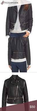 Halogen Faux Leather Moto Jacket Faux Leather Moto Jacket Jackets Moto Jacket