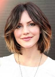 I've had this hairstyle for 8 years now and never tire. Katharine Mcphee Dip Dye Hair Styles Short Ombre Hair Short Hair Styles