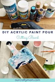How to make your own acrylic paint at home? How To Make An Amazing Acrylic Paint Pour Cutting Board