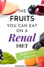 Renal Diet Fruit The Best Options Renal Diet Menu Headquarters Kidney Disease Diet Recipes Renal Diet Food List Renal Diet
