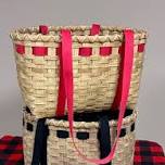 Large Tote Basket with Barb Green