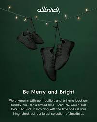 Allbirds May Have A Simple Gif For Its Holiday Email But Plenty Of Creativity And Thought Went In Christmas Marketing Email Design Inspiration Holiday Design