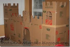 Rootsandwingsco Cardboard Box Castle Cardboard Castle Cardboard Box Castle Castle Decor