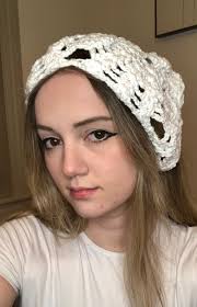 Skull Cottage Core Head Wrap Bandana Cotton READY TO SHIP