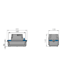 The condensate inlet should be equipped Sanicondens Eco