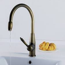antique brass kitchen faucet you'll