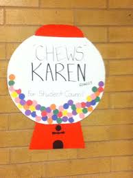 Campaign Ideas Kampagne Chews As In Bubble Gum Haha More Student Council Posters Student Council Campaign Posters Student Council Campaign