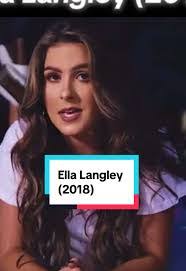 Ella Lang's Instagram, Twitter & Facebook