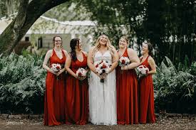 David S Bridal Bridesmaids Wear Apple Red V Neck Bridesmaid Dresses From Vera Wang Bridesmaid Dresses Champagne Bridesmaid Dresses Bridesmaid Dresses Plus Size