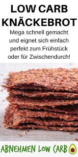 Low Carb Crispbread For Slimming With This Recipe You Will Be Much Faster Healthy Dessert Recipes Low Carb Snacks Low Carbohydrates