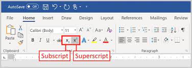 In the ribbon, click the home tab and then click either the superscript or subscript button, found in the lower row of. Three Ways To Insert Superscripts And Subscripts In Microsoft Word