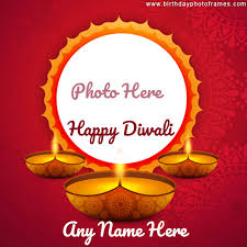 Create your own wishes & greeting cards online. Happy Diwali Greetings With Name And Photo Birthdayphotoframes Com