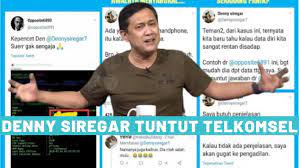 Telkomsel tengah menginvestigasi dugaan kebocoran ini. Dukung Denny Siregar Tuntut Telkomsel Terkait Kebocoran Opini Indonesia Seword