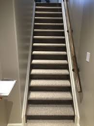 Closed Stairs Carpet And Wood Risers Wood And Carpet Stairs Carpet Staircase Wood Stairs