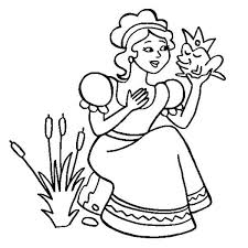 The miracle tiana coloring pages. Princess Tiana Sitting With Frog In Princess And The Frog Coloring Pages Bulk Color