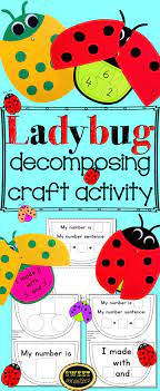 Composing And Decomposing Numbers Craft Decompose Numbers To 10 Numbers Kindergarten Math Centers Kindergarten Fun Math