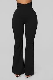 Flare Game Pants Black Fashion Womens Dress Pants Yoga Pants Women