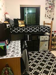 Black white and gold dorm room ideas. Black White Gold Dorm Dorm Room Designs Dorm Room Diy White Dorm Room