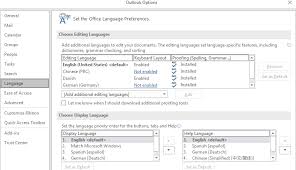 Outlook Language Mixed Microsoft Community