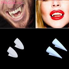 Officially licensed halloween masks and horror decorations, animatronics / props for sale. 4pcs Halloween Decoration Vampire Teeth Fangs Chetaxpress