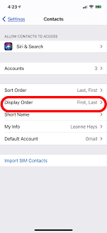 I'm working with stl lists and the overall premise of the program to give the user an option to reserve a ticket, to cancel one, to view reservation, or to print list of customers in order. How To Change The Sort Order Of Your Ipad Iphone Contacts