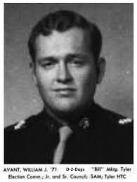 Pat Munn "69 shared: '69/D-2. I have the sad duty to report that Bill Avant  '71, one of my underclassmen in D-2, passed away yesterday (7-29-20) after  a long illness. Bill did