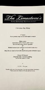 Here's the latest desserts from pastry chef brian burton, aka booty shaker burton. 24 25 Dec 2018 The Limestone S Fine Dining Christmas Day Menu Everydayonsales Com