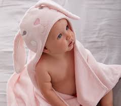 You may like to give your baby a bath in the daytime because she'll naturally be more alert. Bunny Baby Hooded Towels Pottery Barn Kids