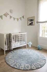 lorena canals runder abc teppich waschbar antiklook baumwolle blau 150 x 150 x 30 cm amazon de kuche haushalt wohnen