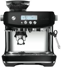 Espresso coffee machines are generally expensive, and they are a durable home appliance. Breville Bes878btr4jan1 The Barista Pro Espresso Machine Black Truffle At The Good Guys