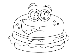 Maybe you would like to learn more about one of these? Disegno Di Hamburger Kawaii Da Stampare Gratis E Colorare Per Bambini
