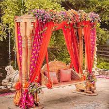Ruban Events Tying Together On Instagram Beautiful Zhula Decoration Inspiration Make Sure Outdoor Indian Wedding Wedding Mandap Indian Wedding Decorations