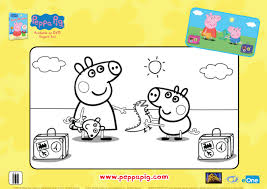 This is one of our most favorite peppa pig coloring pages as it features a miniature version of every prominent character of the peppa pig. Giveaway Enter To Win Peppa Pig Sun Sea Snow Fheinsiders Peppapig Peppapigdvd Balancing The Chaos