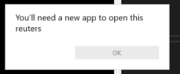 Go to start type and open powershell copy and paste this code and hit enter. You Will Need A New App To Open This Reuters Message Forum Refinitiv Developer Community