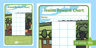Train Sticker Reward Charts Transport Sticker Stamp