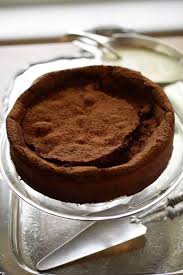 An Easy Flourless Chocolate Cake With Creme Anglaise Recipe Flourless Chocolate Cake Easy Flourless Chocolate Cakes Flourless Chocolate